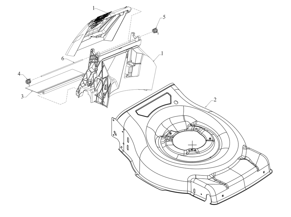 Deck 2 Diagram and Parts List for SC900 (12ABR27B710)(2022) Cub Cadet Lawn Mower